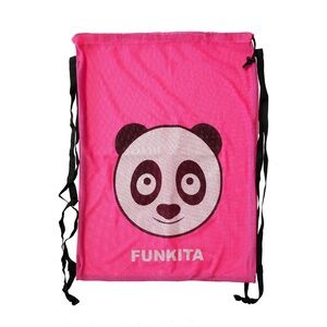 Funkier - Mesh Gear Bag, Aqua Panda, Brand New and Sealed in Original Packaging